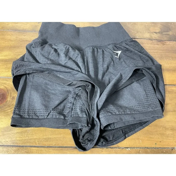 Gymshark Skort Black High Rise Slip On Tennis Skirt Size XS - Picture 4 of 11